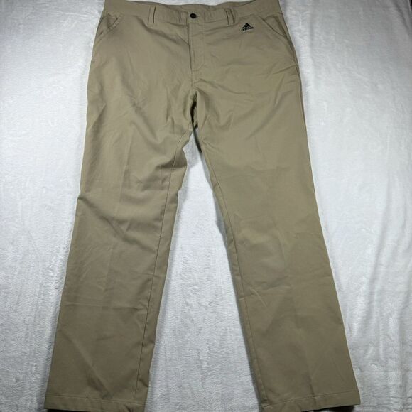Adidas‎ Golf Pants Regular Fit 40x32 Straight Leg Moisture Wicking Logo - Picture 1 of 10